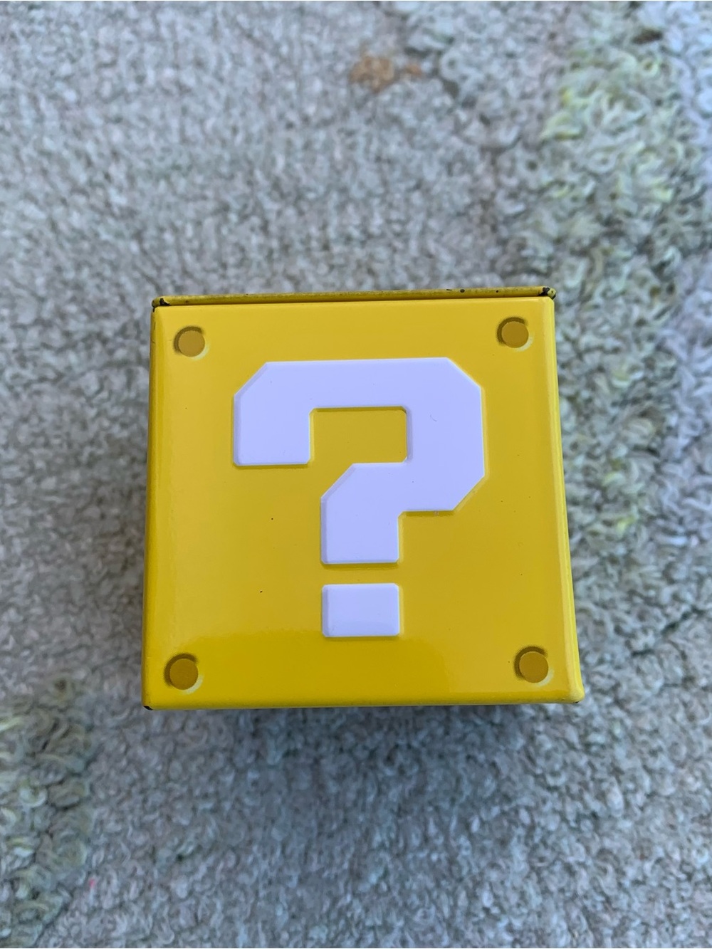 Nintendo Super Mario Bros. Question Mark Block Coin Candy Tin